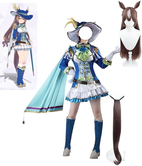 Amazon.co.jp: bozaicos「ウィッグ、靴、尾付き」ウマ娘