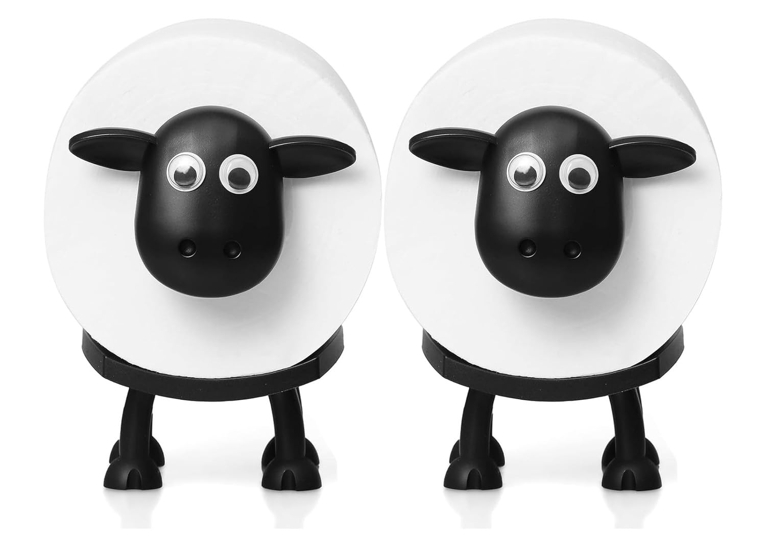 3 Pack Sheep Toilet Paper Holder, 3D Printed Black Sheep Toilet Roll Holder — Amazon image 7