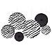 Zebra Stripes Printed Paper Fans | Party Decor