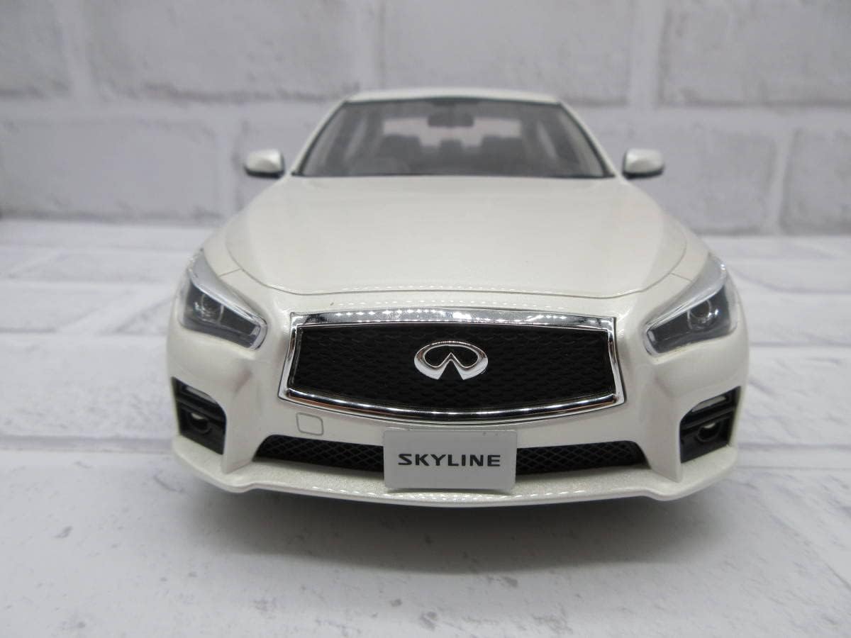 ミニカー 1/18 京商 日産 スカイライン 350GT ハイブリッド ホワイト