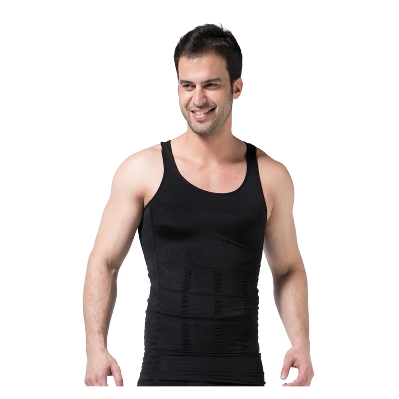 Camiseta CompresióN Hombre 2 uds., ropa moldeadora de cuerpo adelgazante for hombre, corsé, chaleco, camisa de compresión for barriga, Fitness, faja, ropa interior, Control, chaleco deportivo de cintu