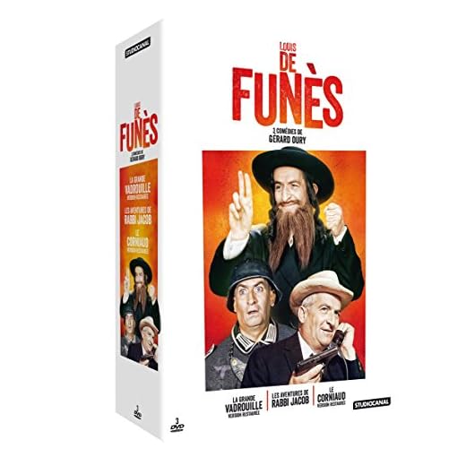 Louis De Funès : La Grande Vadrouille + Le Corniaud + Les Aventures De Rabbi Jacob