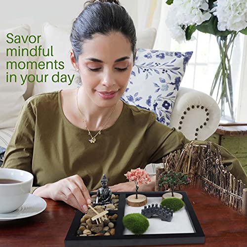 Enten Zen Garten Set - Mini Teich Dekoration 21x15,7cm