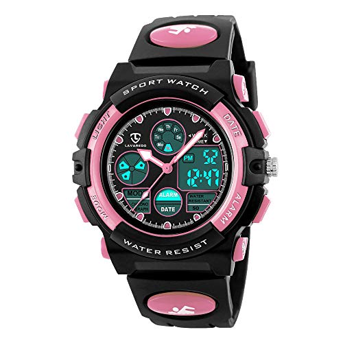BEN NEVIS Reloj Digital para Niños, Reloj de Los Niños Deporte LED Impermeable Alarma Calendario Luminoso Multifuncional Cronógrafo Reloj de Pulsera para Niñ