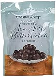 Trader Joe's Chocolate Covered Sea Salt Butterscotch Caramels 7 OZ (Pack Of 2)