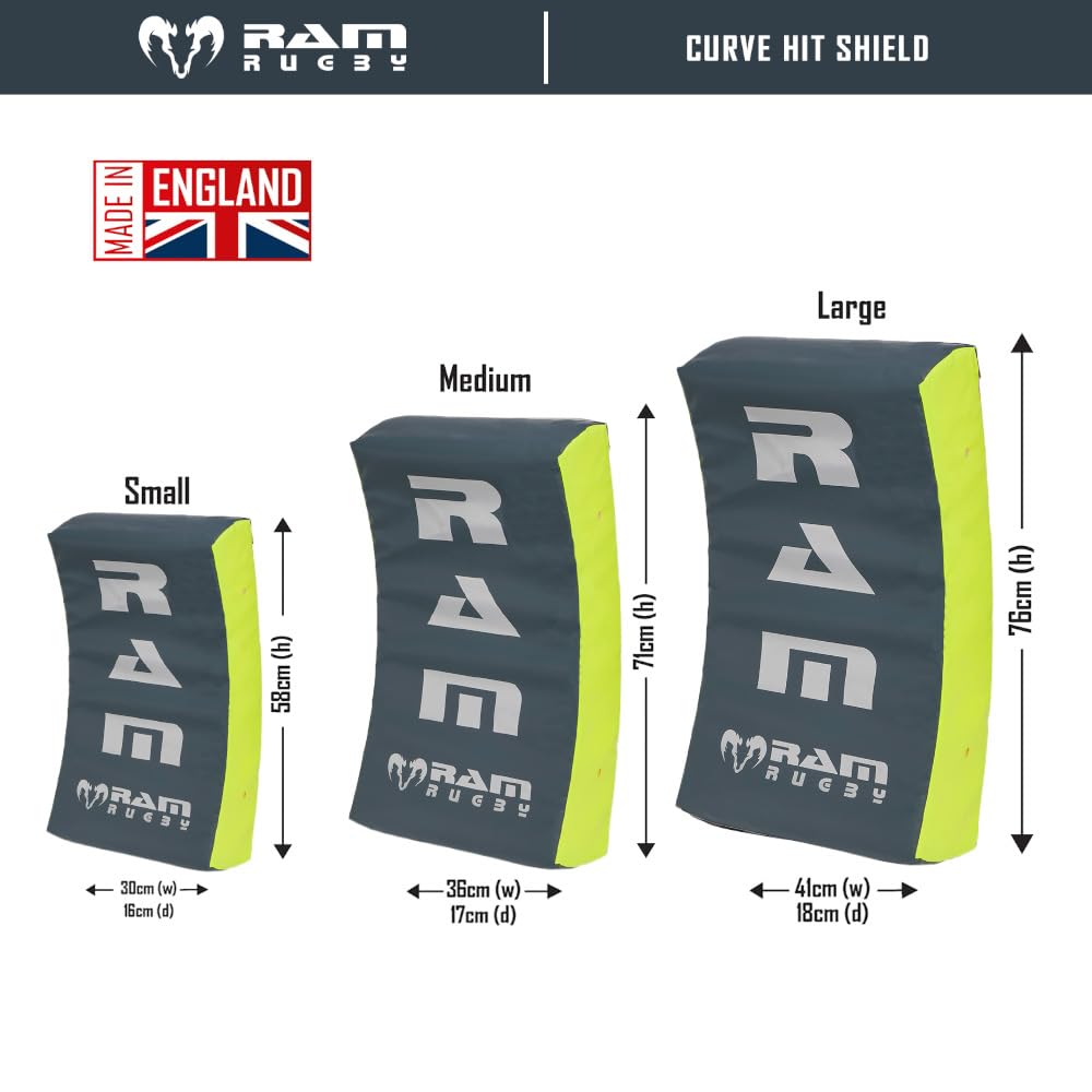 Ram Rugby Curve Hit Shield – Kontaktpolster – Tackle Shield