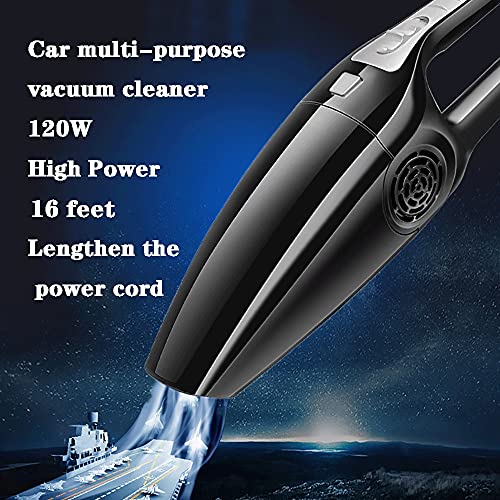LXQGR Auto stofzuiger veel sterkere afzuiging drinkbare handheld auto stofzuiger met 16.4FTPower-koord… - Image 7