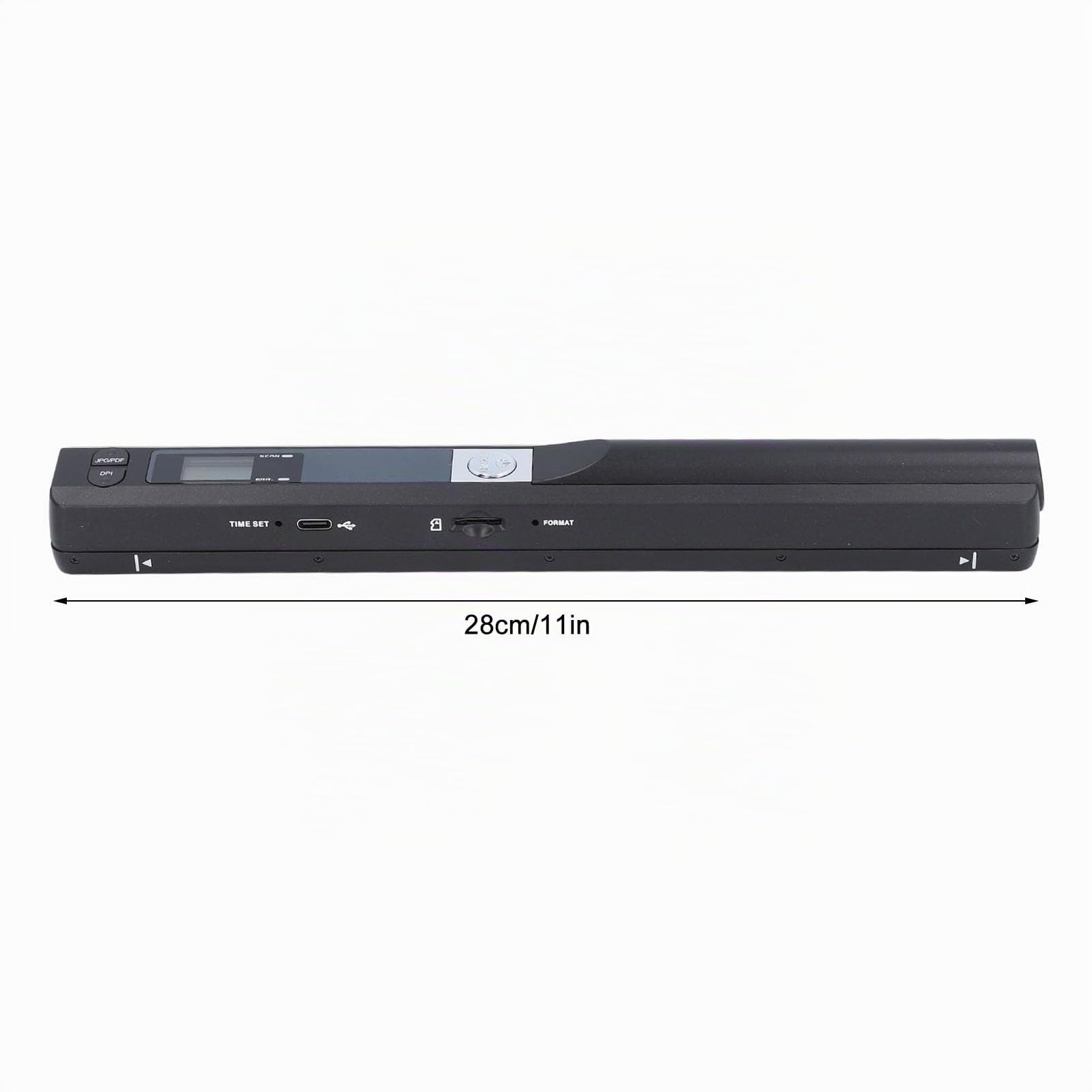 Scanner per Documenti Portatile, Scanner per Documenti e Foto USB Piccolo, Bacchetta per Scanner Portatile Mobile a Colori HD 900 DPI per Casa, Viaggi, Ufficio e Affari, 8,27