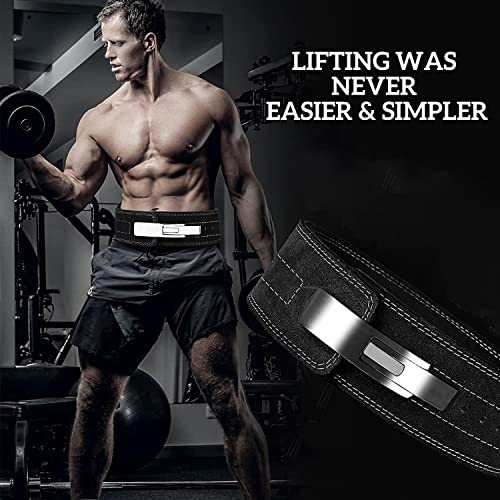Image of FirstFit Heavy Duty Leather Weightlifting Belt, 6mm Powerlifting Belt for Back Support, Gym & Fitness Training