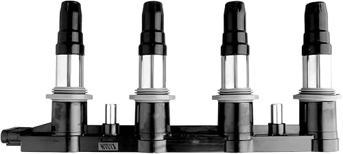 Paquete de bobinas de encendido UF850 25186686 compatible con Buick Chevy Cruze (J300, J305, J308) Sonic Trax Aveo Kalos (T250, T255) Orlando 1.4L