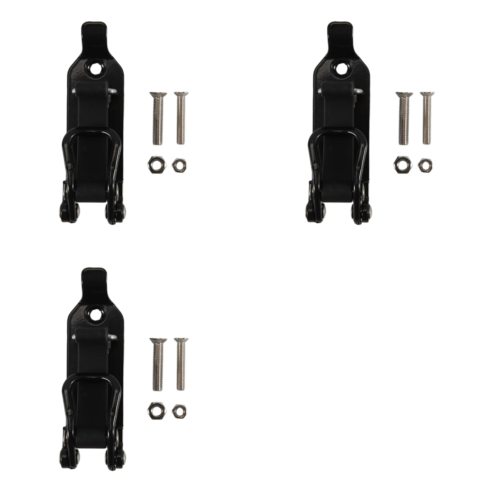Jnchdghwa Black 3Pcs Tool Fixing Bracket Wall Mounting Bracket Shovel Ax Quick Release Clamp Shovel Bracket For Car Rv Boat