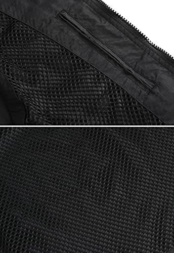 Image of Hbufnha Mens Lightweight Vest Work Travel Safari Sport Jacket Padded Puffer Vest