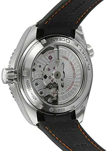 Omega Men's 23232442201002 Stainless Steel Automatic Watch with Black Rubber Band2
