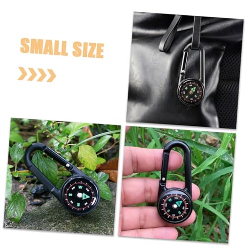 Brújulas Toddmomy para camping con mosquetón x2 miniatura 3