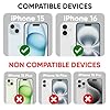 POPIO Military-Grade Gorilla Tempered Glass Compatible For iPhone 15 / iPhone 16 (Black) Edge To Edge Coverage With Easy Installation Kit for Smartphone #4