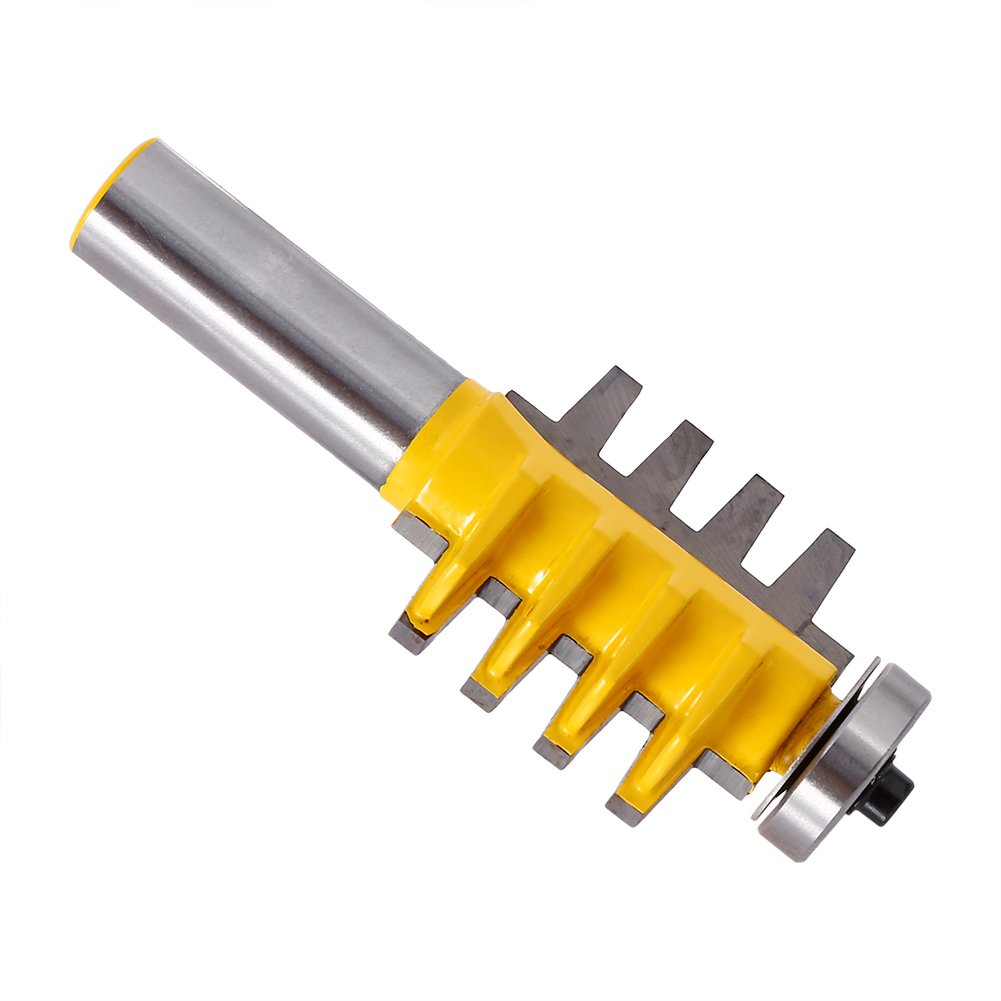 Yosoo 1/2'' Hank Rail & Stile Dedo Pegamento Router bit Conjunto Herramientas Cono Tenon Carpintería cortadora