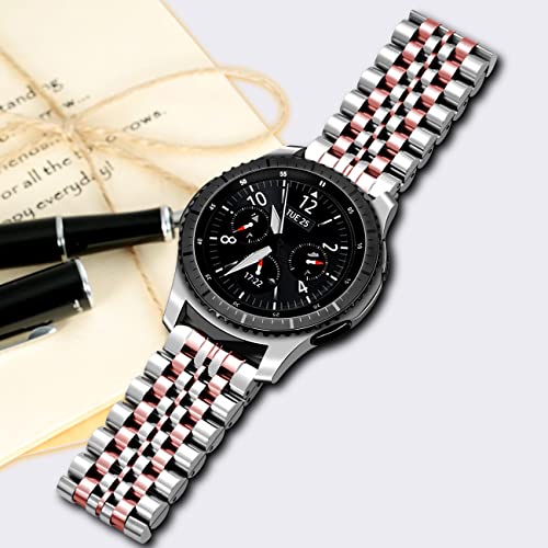 Bracelet Gear S3 Frontier bicolore avec fermoir de sécurité en acier