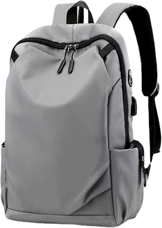 Amazon Co Jp Cappuviniリュック メンズ 30l大容量 リュックサック バックパック ビジネスリュック 防災リュック 人気 Usb充電ポート付き 多機能 便利 軽量 撥水加工 盗難防止 丈夫 通学 通勤 旅行 出張 登山用 大学生 メンズ レディース 兼用 グレー シューズ バッグ