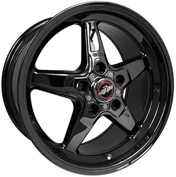 Race Star - 92 Drag Star 17x7.00 5x5.50bc 4.25bs ET6 Direct Drill Black Wheel 92-770847B