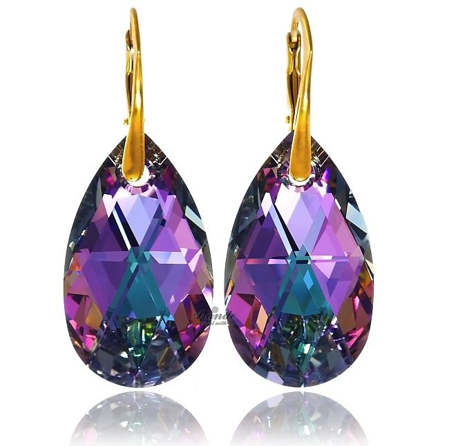 Boucles d'oreilles cristal Vitrail, l'atout éclat de vos soirées