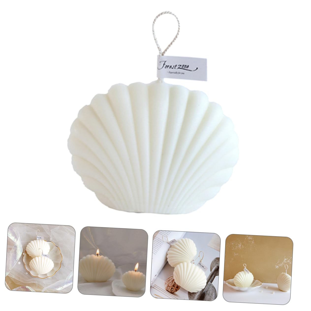 3 Stück Muschel Aromatherapie Ornamente Duftkerze Mit Muscheln Kerzen Muschel Conch Aromatherapie Kerze Einzeldocht Aromatherapie Kerze Wachs Aromatherapie Muschelkerzen