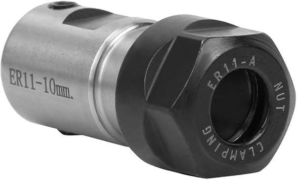 10mm Axle Hole ER11 Chuck Block, ER11 Collet, for Lathes, Drilling, Milling, Boring Machines