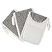 Linkidea 3 Pcs Soap Saver Pouch, Flax Exfoliating Soap Bag Body Scrubber Exfoliator Sponge Holder Hanging Rope Bags for Bath or Shower