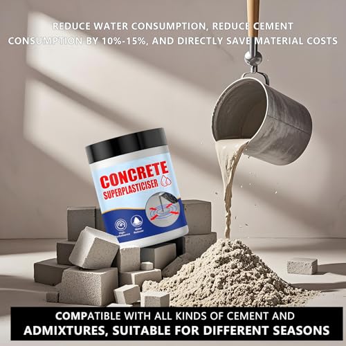 Concrete Super Plasticizer, Concrete Admixture, 16 Ounces High Range Water Reducer - High-Performance Super plasticizer Concretes Additive for Superior Strength, Workability (White, 16 Ounces) - Image 5