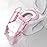 Potty Training Toilet Seat with Step Stool Ladder for Kid and Baby, Adjustable Toddler Toilet Training Seat with Soft Padded Seat, Safe Handles and Non-Slip Wide Steps, Pink White for Girls