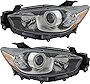 For Mazda CX-5 Headlights Lamps Set 2013 2014 2015 2016 Halogen Driver and Passenger Side