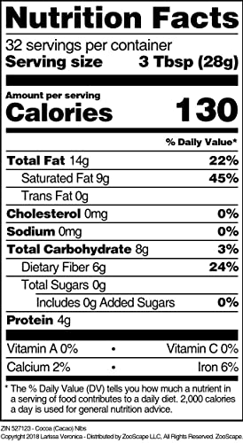 Cocoa (Cacao) Nibs (16 oz, ZIN: 527123) - 3 Pack image 5