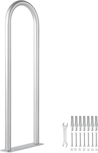 Miniatura 1 de Pasamanos de aluminio, 42 pulgadas de alto x 13 pulgadas de ancho, barra de seguridad para marina, muelles, cubiertas, barcos, piscinas, jacuzzis