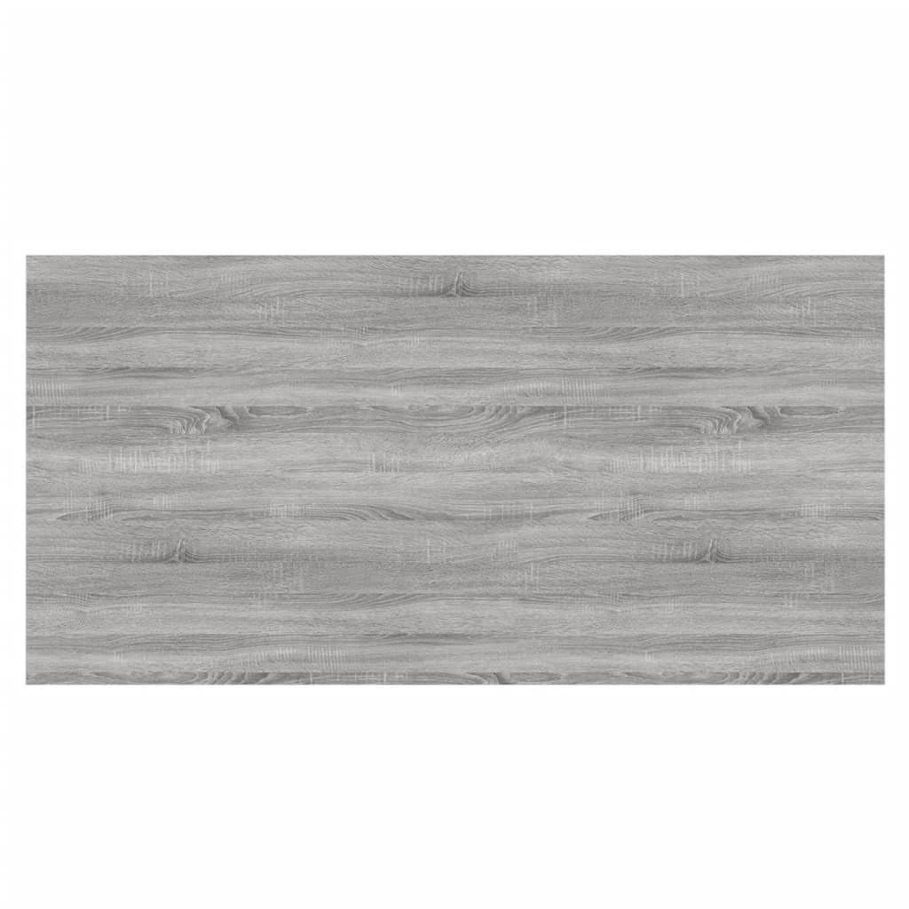 Wandregale 4 STK Grau Sonoma 80x40x1,5 cm Holzwerkstoff, Robustes Regalsystem für Wohnzimmer Büro Keller, multifunktionales Steckregal zur Aufbewahrung und Ordnung