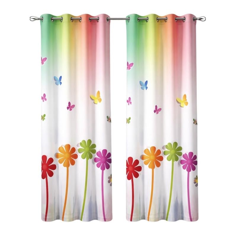 RA Enterpsrises Digital 3D Printed Modern Polyester 19 Design Special Long Crush Single Piece Door Curtain | (Pack of 01, 7 Feet x 4 Feet)-image-38
