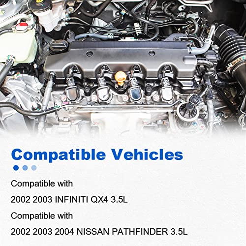 Image of WATERWICH Engine Valve Cover with Gasket & Bolts Compatible with Nissan Pathfinder Infiniti QX4 3.5L 2002 2003 2004 Replacement for 13264-5W500 13264-5W510 13264-5W51A