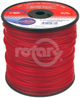 Rotary # 9332 Round Trimmer line Red Commercial Grade # .155 Dia x 300 ' Loop 3 LBS
