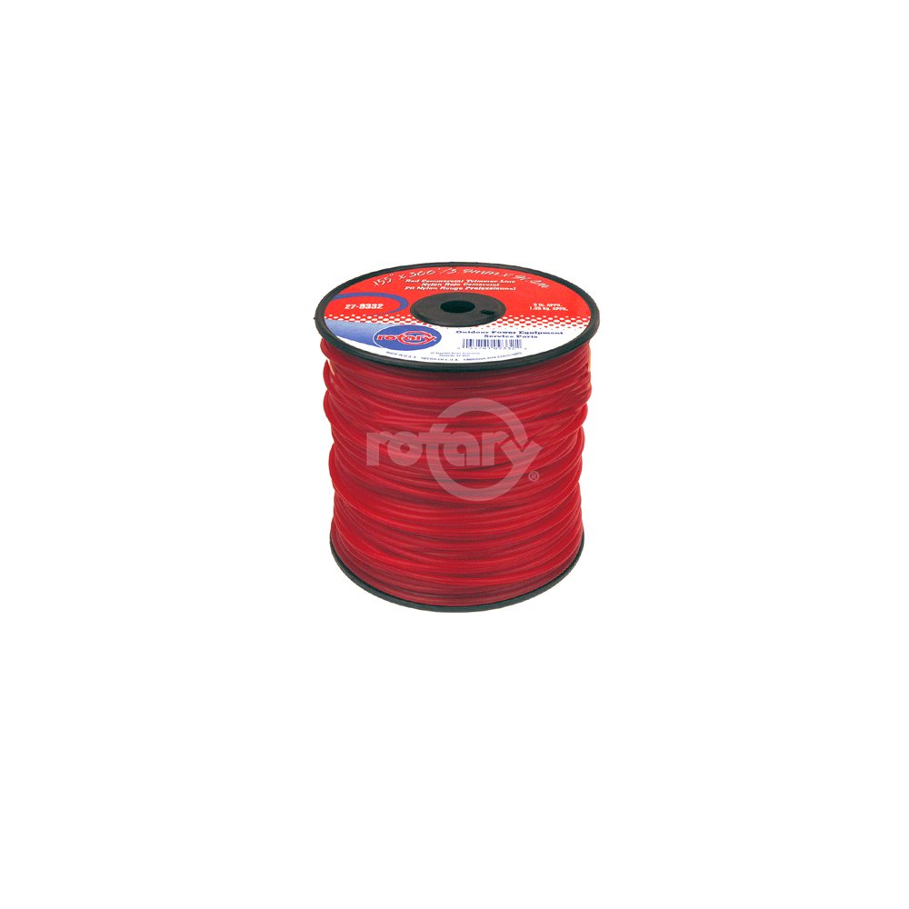 Rotary # 9332 Round Trimmer line Red Commercial Grade # .155 Dia x 300 ' Loop 3 LBS