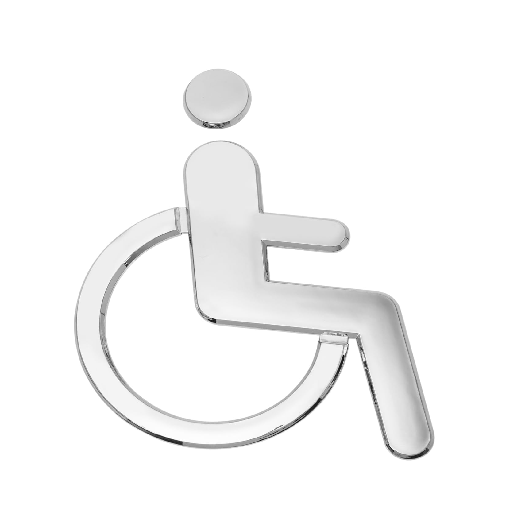 Signe de direction pour WC accessible afin d'éviter la confusion dans les commerces - 8