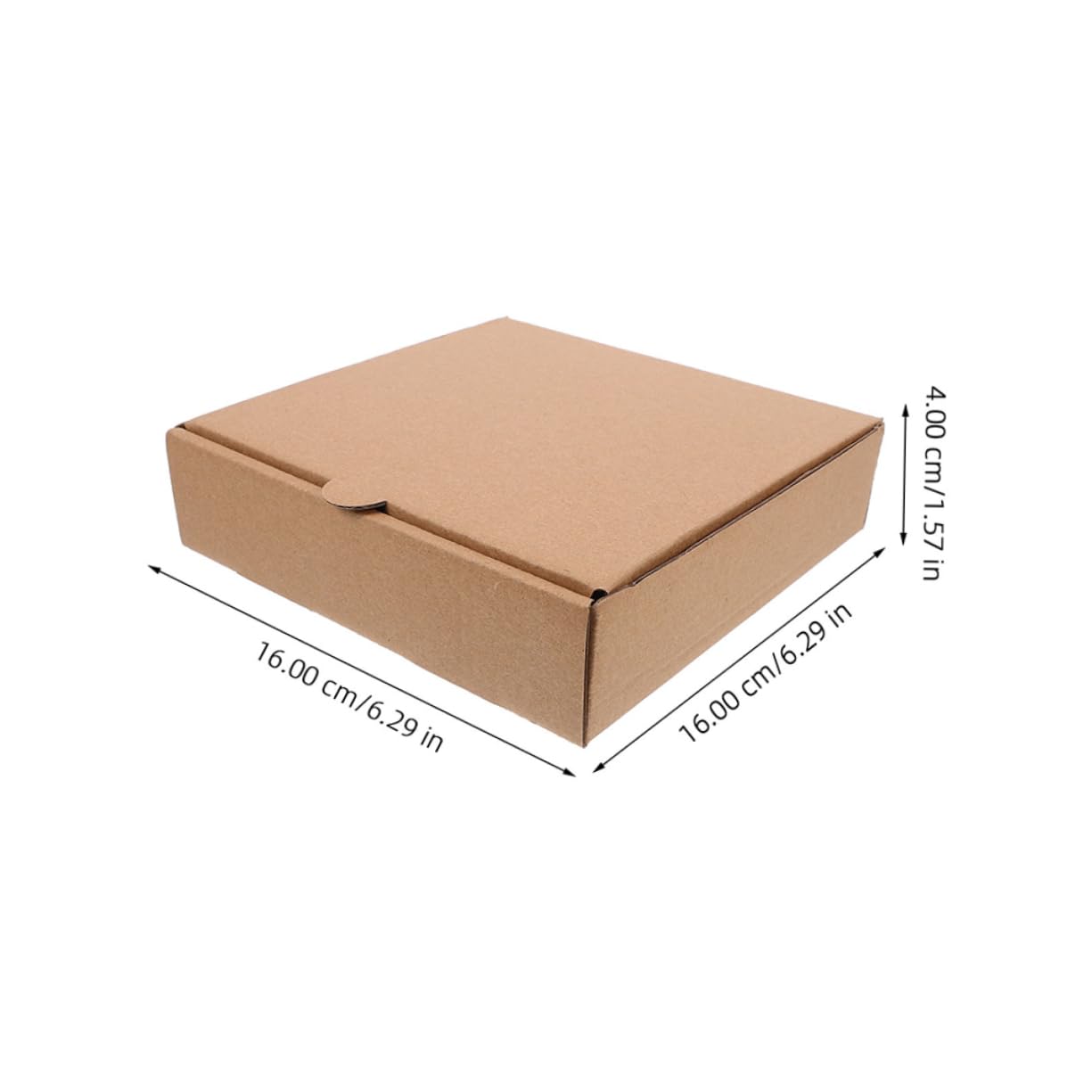 STOBAZA 20pcs Pizza Boxes Corrugated Paper Takeout Containers Mini Pizza Boxes for Storage