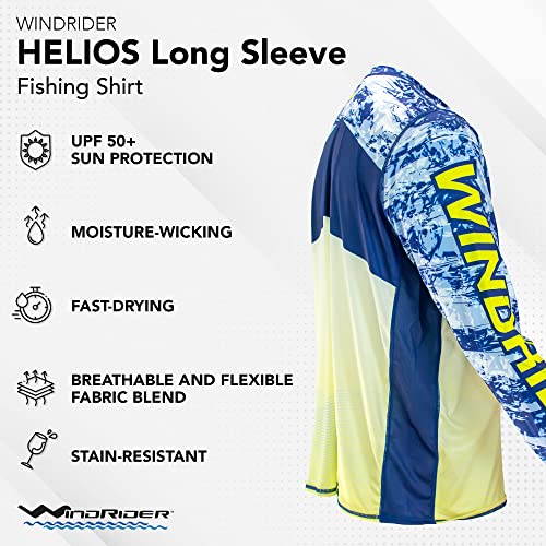 WindRider Fishing Shirts for Men – UPF 50+ Long Sleeve UV Protection Lightweight, Breathable Rash Guard for Outdoor Use2