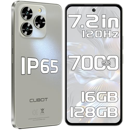 【IP65 Protezione】Il corpo ibrido in plastica e vetro del CUBOT Note 60 smartphone gaming è elegante ma resistente, mentre la protezione IP65 lo protegge dagli schizzi d'acqua e dalla polvere. È fatto per il disordine, la pioggia, l'avventura. CUBOT Note60 smartphone android 15 offre una protezione eccezionale contro acqua e polvere. Costruito secondo elevati standard di qualità, è pronto a garantire ore di divertimento senza interruzioni!