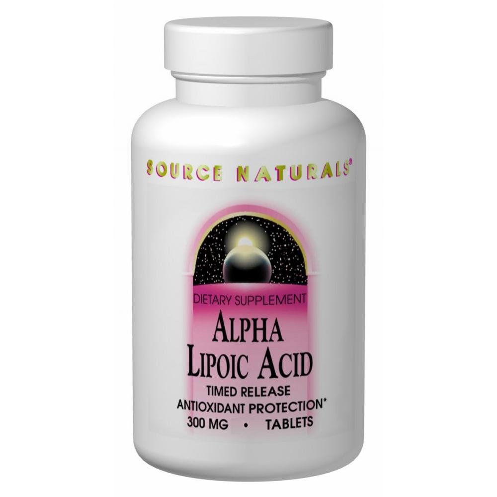 Source Naturals Alpha Lipoic Acid 300 mg Supports Healthy Sugar Metabolism, Liver Function & Energy Generation - 30 Capsules