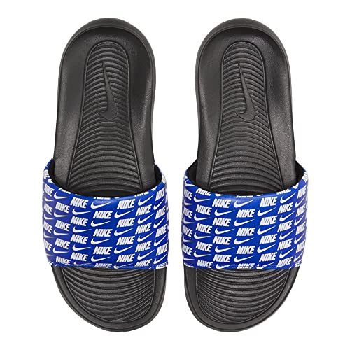 Nike Men's Victori One Slide Print Game Royal/Black-Black (CN9678 401) - 93