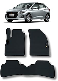 Tapete Borracha Onix Hatch Com Traseiro Inteiriço 2020 a 2025