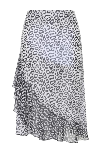 Jupe évasée grandes tailles Angel of Style léopard pour sublimer les formes