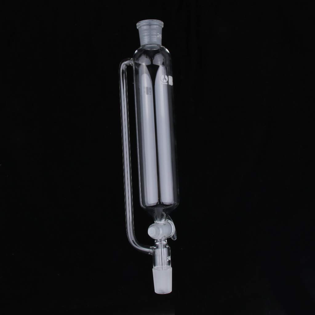 Tropftrichter aus Glas mit Druckausgleichsrohr und Absperrhahn, transparent, 250 ml