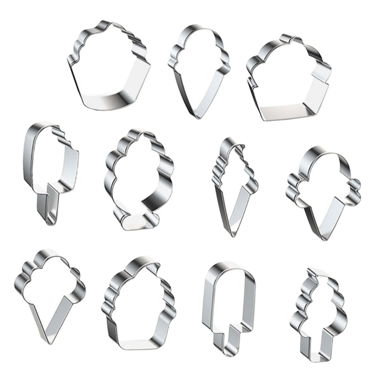 STOBAZA 11Pcs Stainless Steel Watermelon Cutter Multi Functional Fruit Slicer and Shaper for Home Restaurant and Hotel Use for Serving of Melons