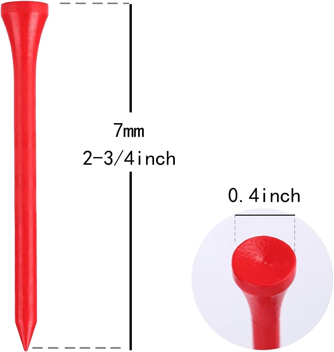 review WHAMZ33 W Professional Wooden Golf Tees 2-1/8 inch Tee Pack of 100 Golf Tee