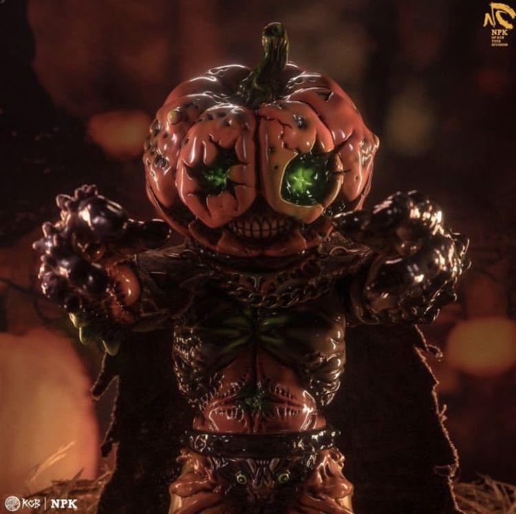 Amazon.co.jp: KUANGCA N NPK Scarecrow & Naoko Ver 怪獣 アートトイ 