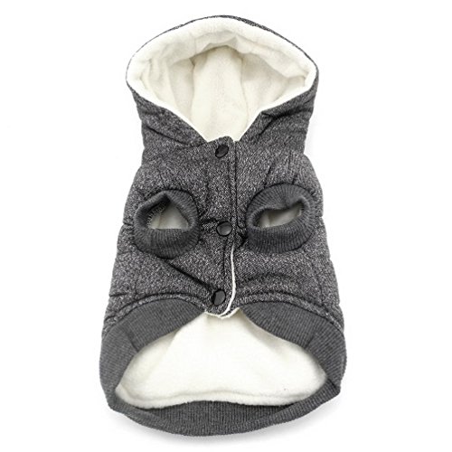 Dog Coat Dog Jacket Hoodie Cold Weather Coats Warm Coat Dog Clothes Winter Thick Clothes Dog Cozy Jacket for Small Dog Medium Cat (XL - Image 3